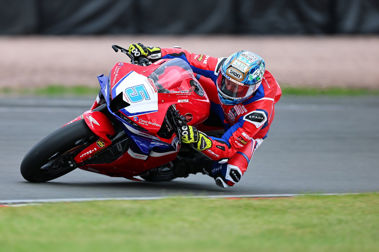 Dean Harrison, 2025 Oulton Park BSB test (Supersport). Credit: Honda Racing UK.